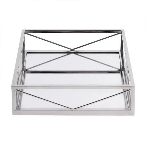 Butler Specialty Company Cosgrove Rectangle Serving Tray - Polished Silver - Picture 3 of 4