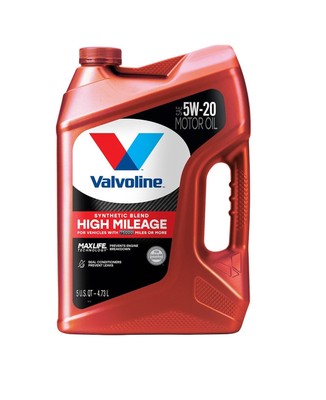 Valvoline High Mileage with MaxLife Technology 5W-20 Synthetic Blend Motor Oil