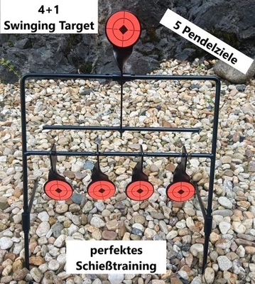 EA SPORTING NEU Pendel Zielscheibe für BBs Muntion Airsoft Softair Luftgewehr Schießübungen