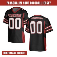Custom Football Jersey, Personalized Name Number Football Shirts, Sports Uniform
