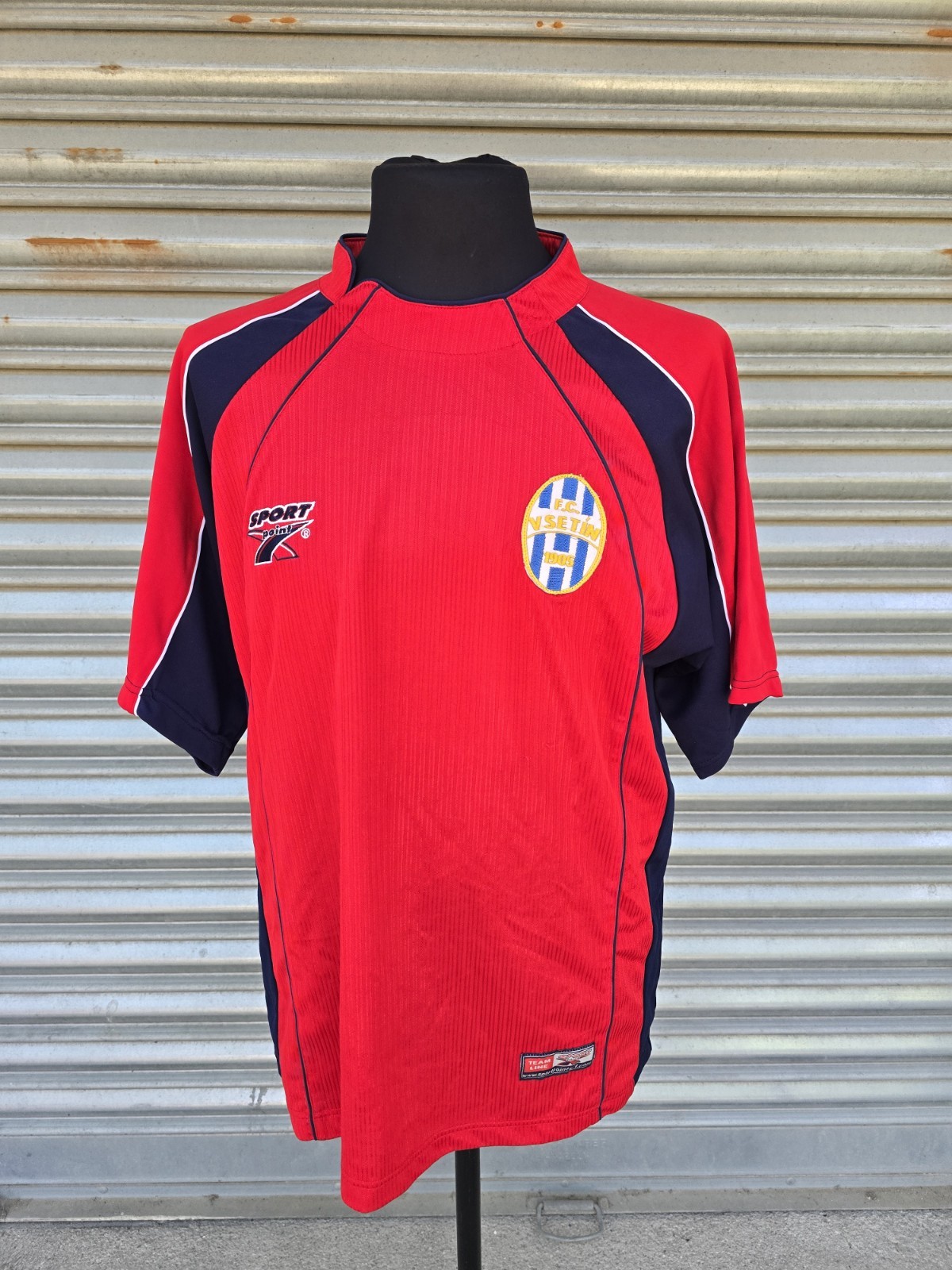 Maglia calcio MW originale  anni 90. della Fc Vsetin 1905 Rep. Ceca taglia L.