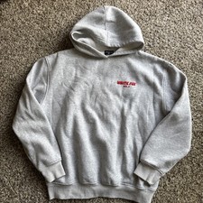 White Fox Vol 3 Heather Grey Hoodie M/L with Red Puff Print