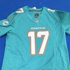 Nike Miami Dolphins J. Waddle Autographed Original Football Jersey XL Fanatics