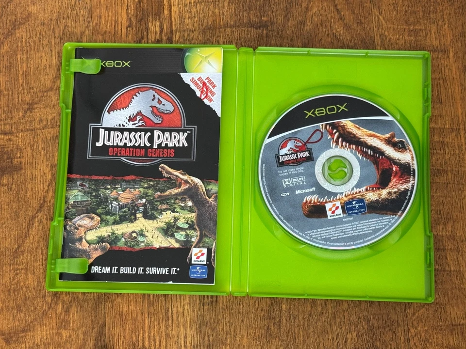 Jurassic Park 'Operation Genesis' - Microsoft Xbox - Complete with Manual - Image 3 of 4