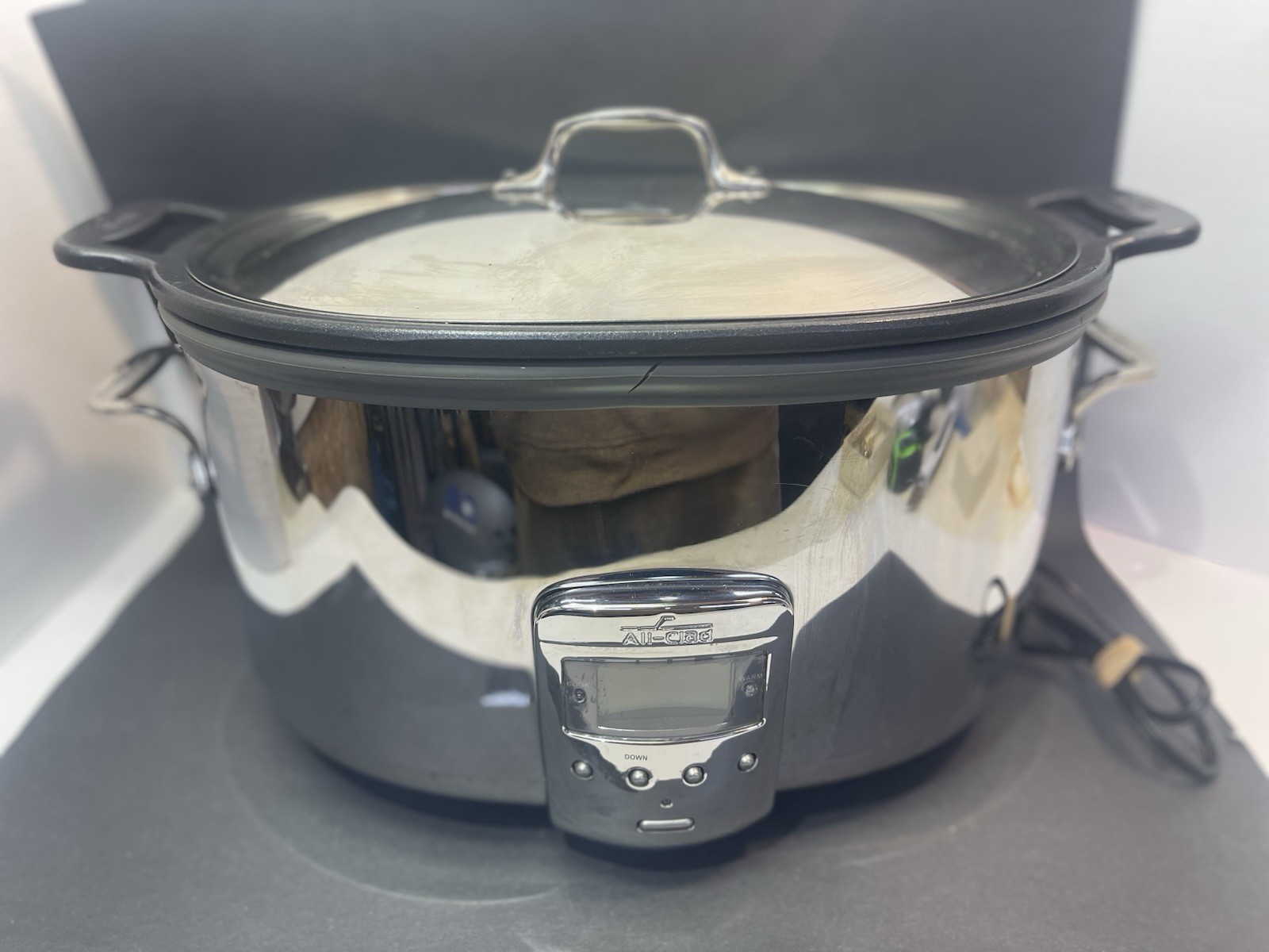 ALL-CLAD 7-Quart Slow Cooker Stainless Steel Crock Pot Serie