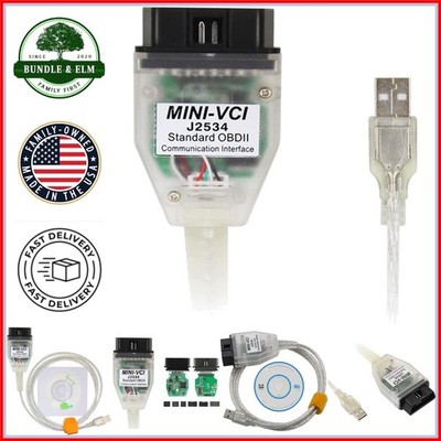 Mini Vci J2534 Cable Standard Obd2 Communication Interface for TIS Techstream...