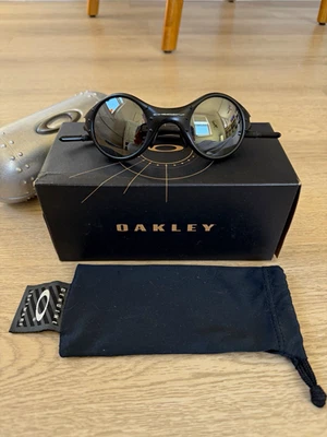 Gafas de sol Oakley Moon 1998-2002 vintage negras originales sin caja X metal - Imagen 1 de 4