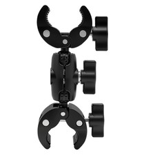Double Clamp Mount Umbrella Holder 360   Magic Arm Heavy Duty Camera Pole 7.4...