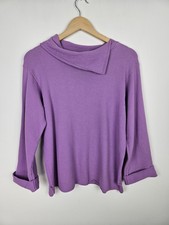 Vintage Jean Muir - Lilac Unstructure Cowl Neck Jumper - Medium