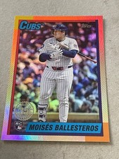 2025 Topps Update Series - 1990 Topps Baseball Moises Ballesteros #U90-12 (RC)