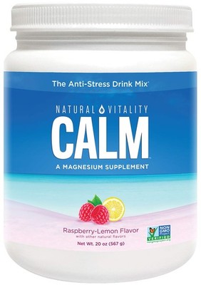Calm, The Anti-Stress Drink Mix, Magnesium Supplement Powder, Raspberry Lemon -