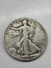 1947-D Walking Liberty Half Dollar 50c Silver Actual Coin Fine