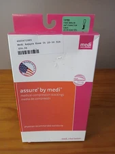 Mediven Assure 20-30 mmHg Calf Compression Stockings XXL Closed toe Black 13755