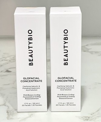 2X Beautybio Glofacial Concentrate Clarifying Plumping 1.7 fl oz SEALED (#Y4)