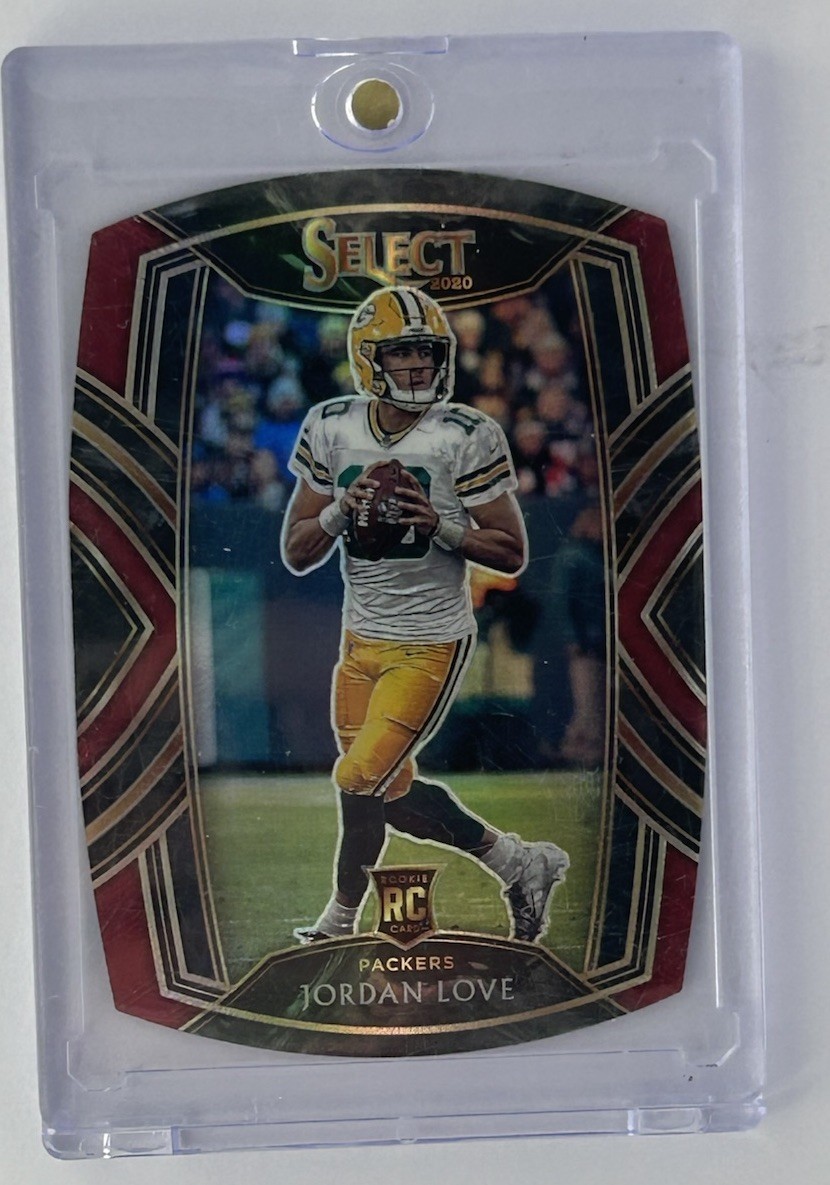 2020 Panini Select - Club Level Jordan Love #247 Maroon Prizm Die-Cut (RC)