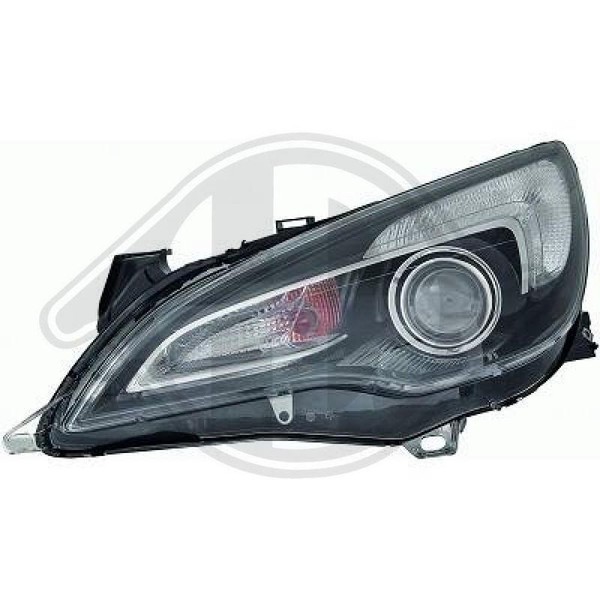 1X Hauptscheinwerfer Diederichs 1807881 Hd Priority Parts FüR Opel Links-image