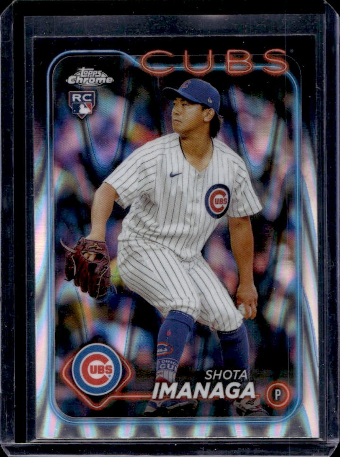 2024 Topps Chrome Shota Imanaga RC Raywave Refractor Rookie #121 Cubs