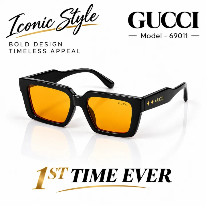 Gucci Orange Sunglasses for Men for sale | eBay