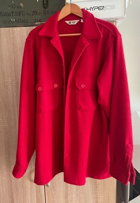 Vintage BSA Boy Scouts CPO Wolljacke Rot 44 Long USA Filson-Style Outdoor Jacke