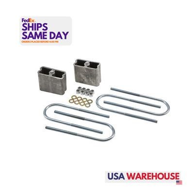 Bell Tech 6203, Kit Natural Aluminum Lowering Block Kit Performance Racing Parts