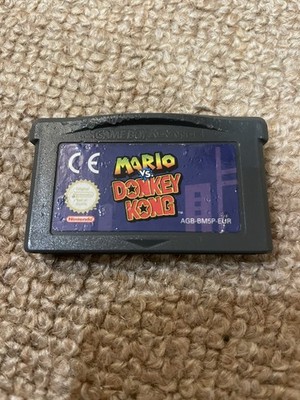 Mario Vs Donkey Kong Nintendo Gameboy Advance Videospiel nur PAL Cartridge 