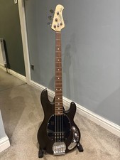 Sterling By Music Man SUB Stingray 4 Trans Black Satin RN Bass Guitar