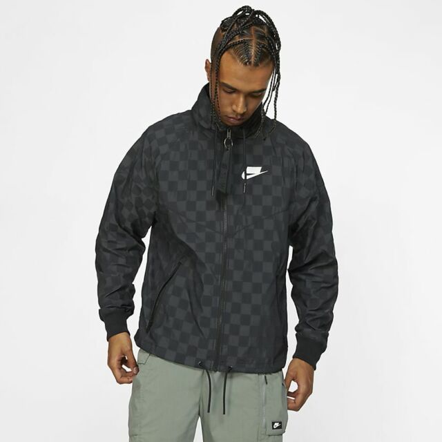 nike checkered jacket