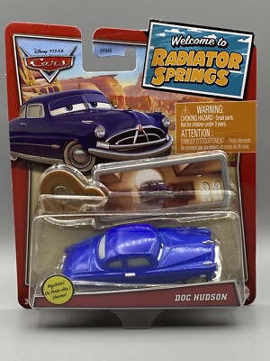 Disney Pixar Cars Doc Hudson Welcome to Radiator Springs Car With Keychain - New