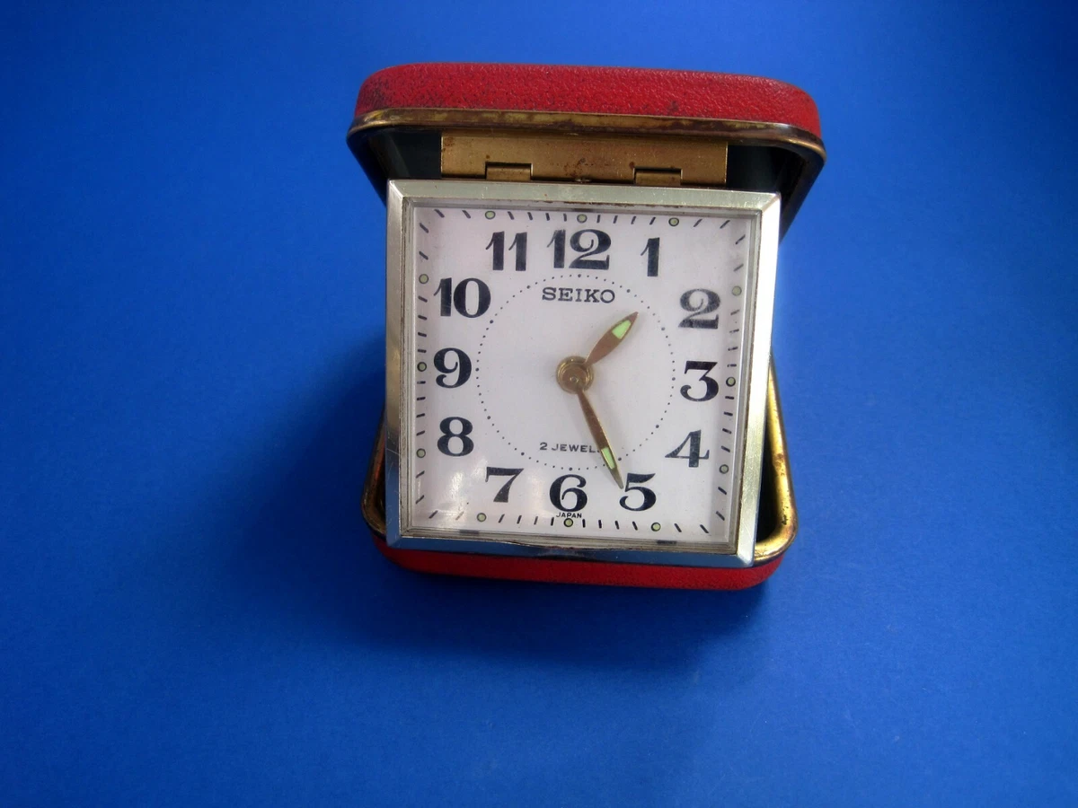 SEIKO 2 JEWELS CLOCK DESK WATCH TIME MADE IN JAPAN eBay