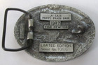 J I Case Parts Trade Fair Gateway Belt Buckle 1987 Fine Pewter St. Louis, MO — photo 2