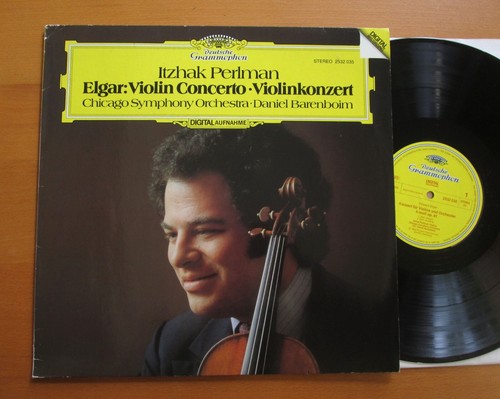 DG 2532 035 Elgar Violinkonzert Itzhak Perlman Daniel Barenboim Neuwertig