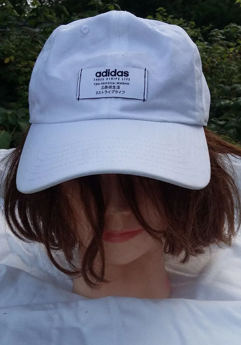 Adidas three top stripe hat