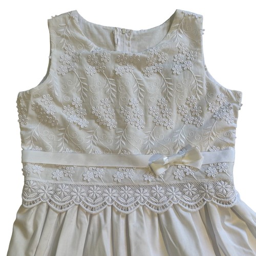 NWOT Swea' Pea & Lilli White Special Occasion Sleeveless Dress 12 - Picture 5 of 9