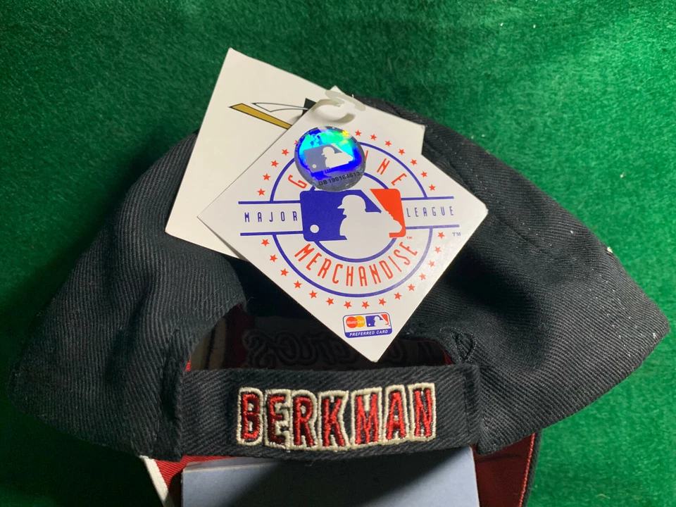 Бейсбольная кепка с автографом Лэнса Беркмана с серийным номером Tri Star 509870 - Изображение 3 из 4