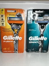 Gillette Fusion5 ProShield Men's Razor, Handle and 2 Blade Refills+GilletteMach3
