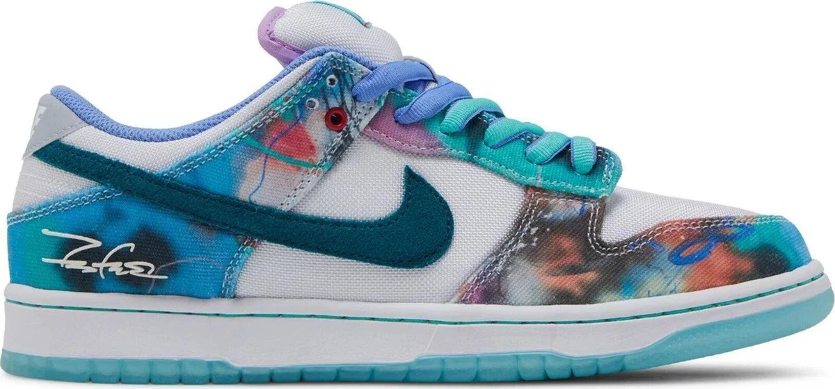 Nike Futura Laboratories x Dunk SB Low Bleached Aqua for Sale