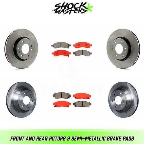 Front & Rear Rotors & Semi Metalic Brake Pads for 2006 Chevrolet