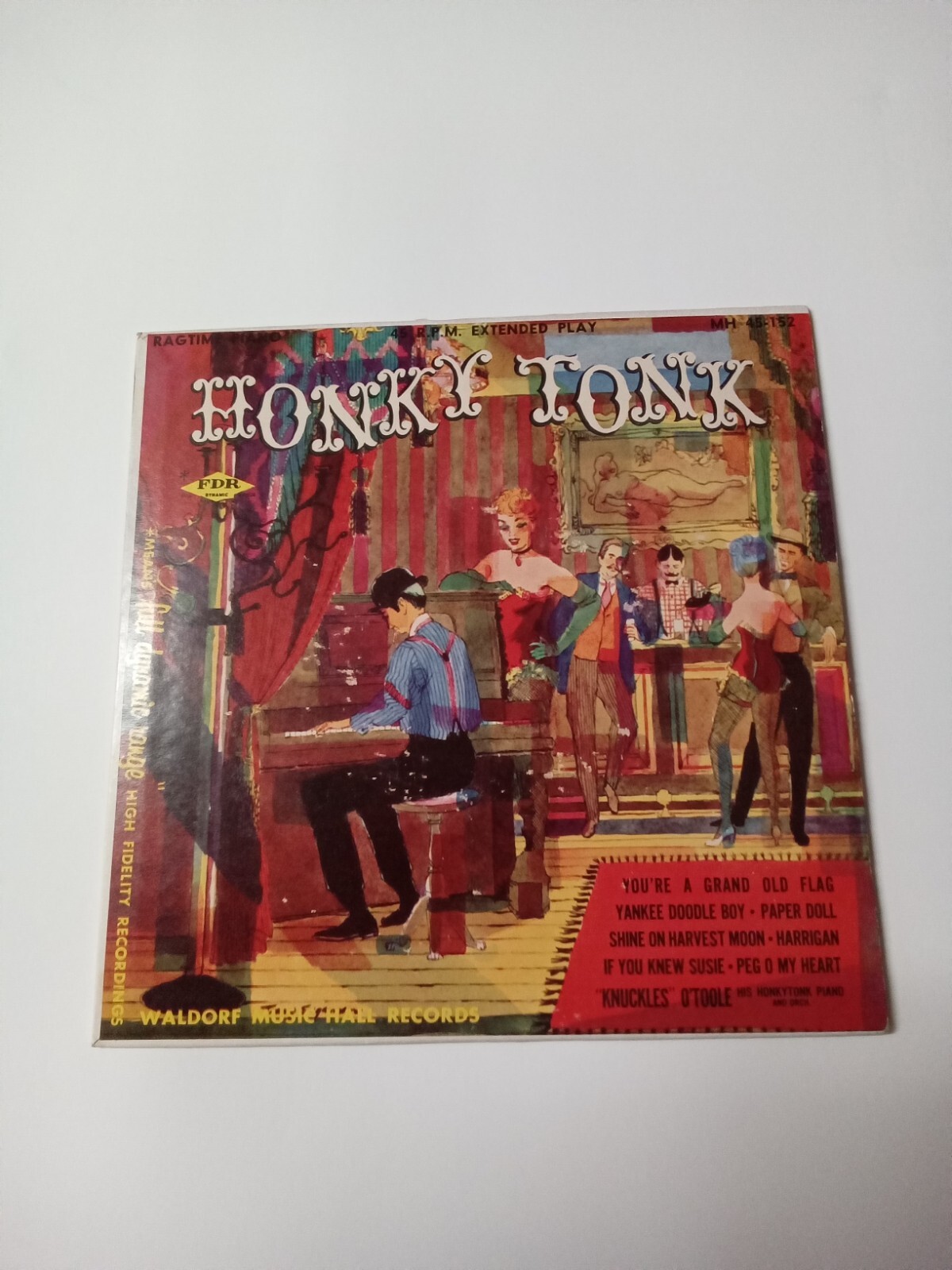 Honky Tonk - Knuckles O'Toole 45 rpm Vinyl Records MH 45-152