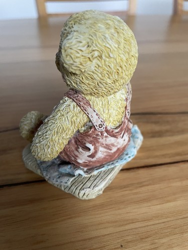 Collectable Vintage Resin Hand Painted Baby Themed Small Bear Figurines X 3 - Picture 17 of 20