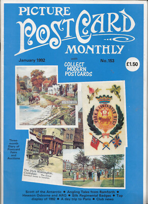 10 different Picture Postcard Magazines from 1992 - missing Feb/March