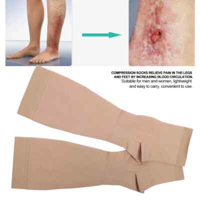 1 Pair Medical Compression Varicose Stockings 36-46mmHg Pressure Level 3 Leg New