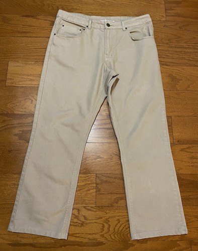 Bulletprufe Denim Jeans Herren 36x30 braun Wachshose Workwear Outdoor Wind Regen