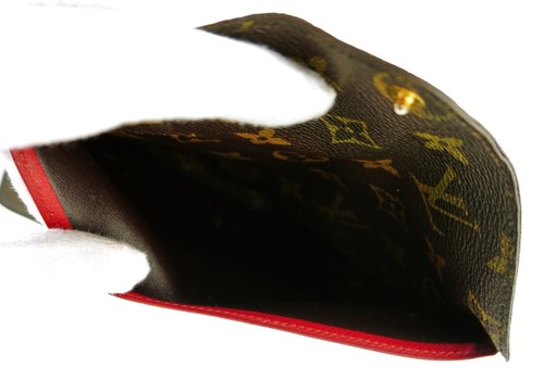 Authentische LOUIS VUITTON Monogram LV Canvas Leder Josephine lange Clutch Geldbörse - Bild 8 von 10