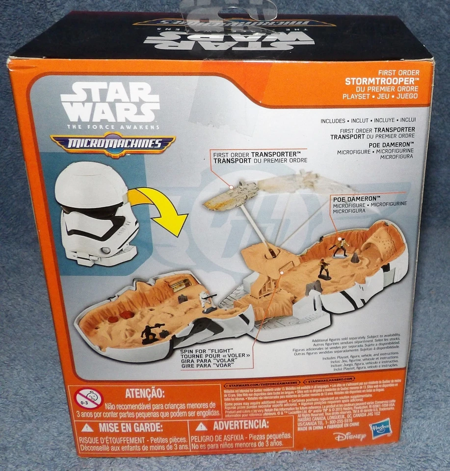 STAR WARS THE FORCE AWAKENS 2015 MICRO MACHINES FIRST ORDER STORMTROOPER PLAYSET - Image 2 of 4