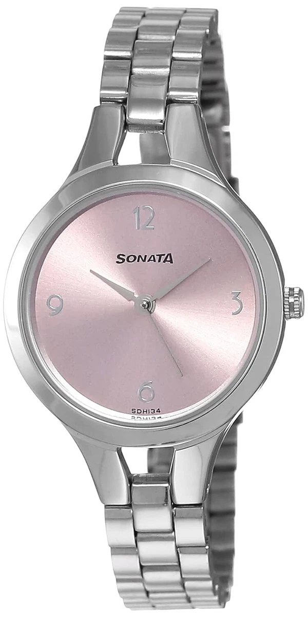 Sonata metal watches for best sale ladies