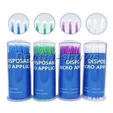 400 Microbrush Micro Brush Applicator Tips Regular, Fine, Super Fine Dental