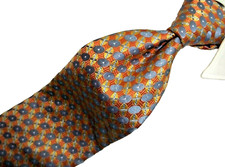 / Ike Behar Multi Color Silk Tie L59" x 3.75"W