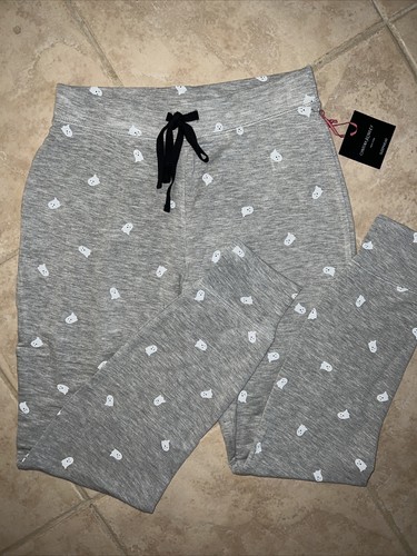 Cynthia Rowley Pajama Stretch Pants Sz 1XL Halloween White Ghost Ghosty Print - Picture 2 of 4