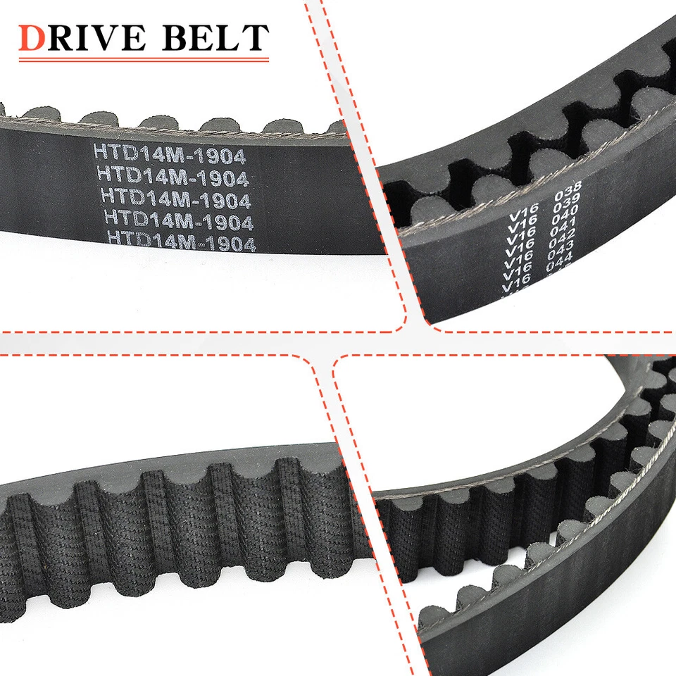 136 1 1/8" CINTURÓN DE TRANSMISIÓN TRASERO para Harley Sportster Roadster 883 1200 04-06 REP Nuevo Foto 4 de 4