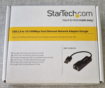 StarTech USB 2.0 to 10/100 Fast Network Adapter